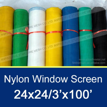 24x24 Nylon Window Screen 3'x100'