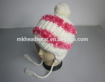 fancy yarns free knit pattern for hat earflaps