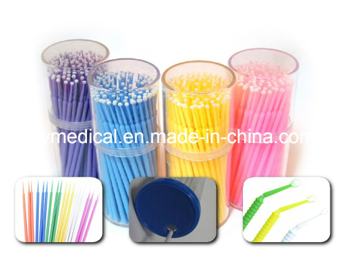 Disposable Plastic Micro Applicator for Dental Use