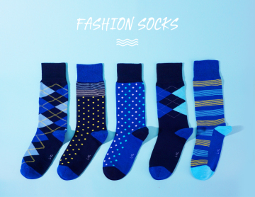 Business modal sock for men-blue 5