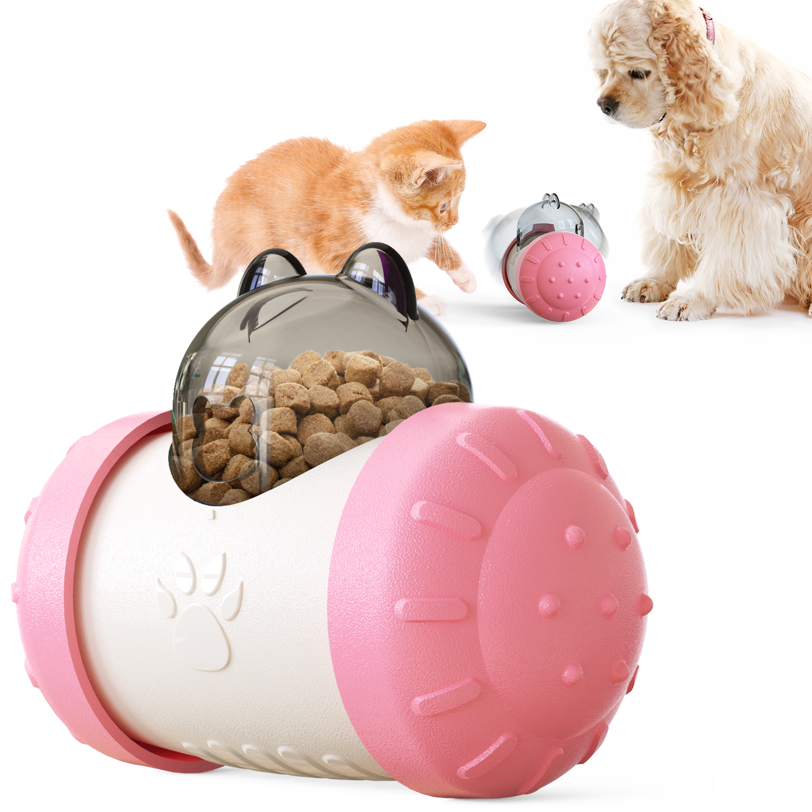 Dog interactive food leaky toys 