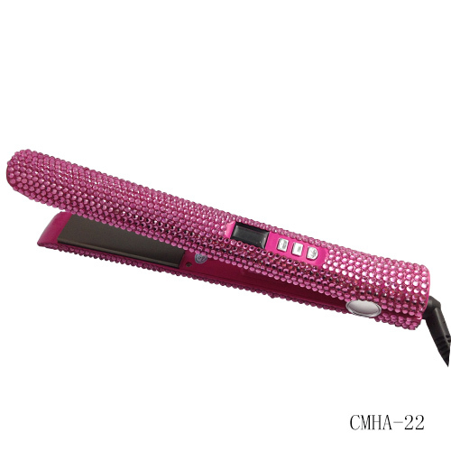 Fuchsia Crystal Hair Straighteners-haar schoonheid