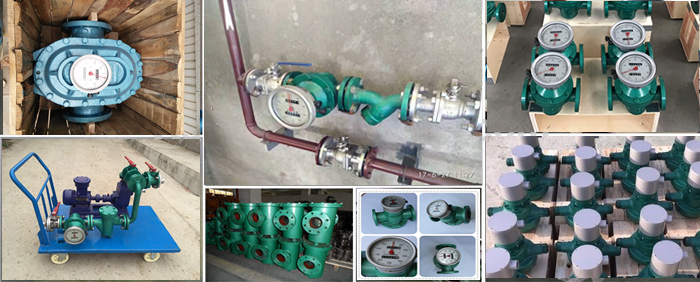 LC Diesel Fuel/Heavy Fuel/Crude/Hydraulic Oil Oval Gear Flow Meter For Oil etc Expensive Fluid Measurement