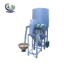 Whole Yellow Corn Animal Feed Vertical Auger Feed Mixer and Crusher