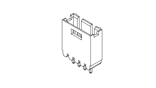 2.54mm zift 180 ° gofret AW2547VF-XP-G