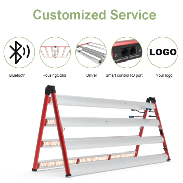 800W LED Grow Light Bar Stand Hydroponic Indoor