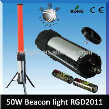 Red or white LED warning light batons RGD 2030 emergency light