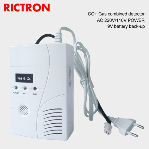 Detector combinado de sensor electroquímico de CO2 y gas Detector combinado de gas y CO