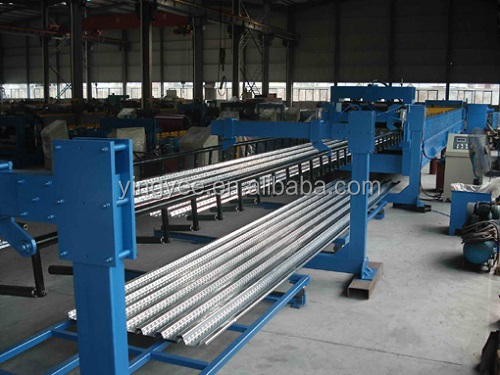 PLC Control Steel Coil Metal Floor Decking Roll Forming Machine for sale