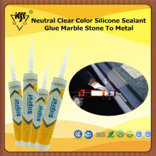 Neutral Clear Color Silicone Sealant Glue Marble Stone To Metal