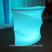 Newest model furniture bar counter, small juice bar counter designs,LED restaurant bar counter