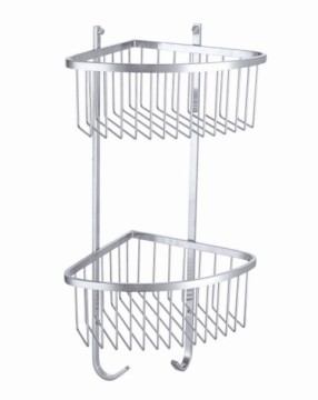 Famliy Double tier corner shelf