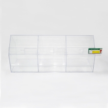 Clear acrylic candy display storage boxes
