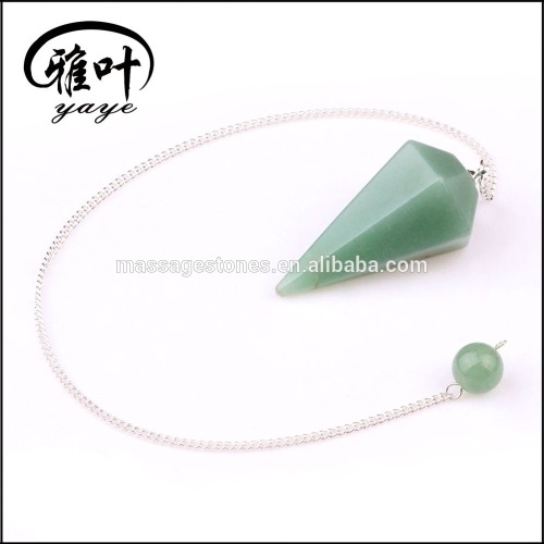 Natural Stones Dowsing Pendulum Wholesale Green Aventurine Healing Pendulum