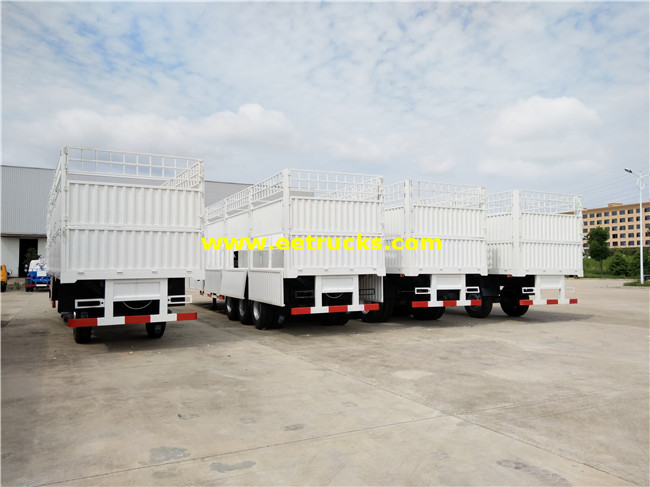 3 Axles Box Cargo Trailers