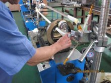 7×15mm2 Section Wind Coil Taping Machine Electric Motor Manufacturing Equipment