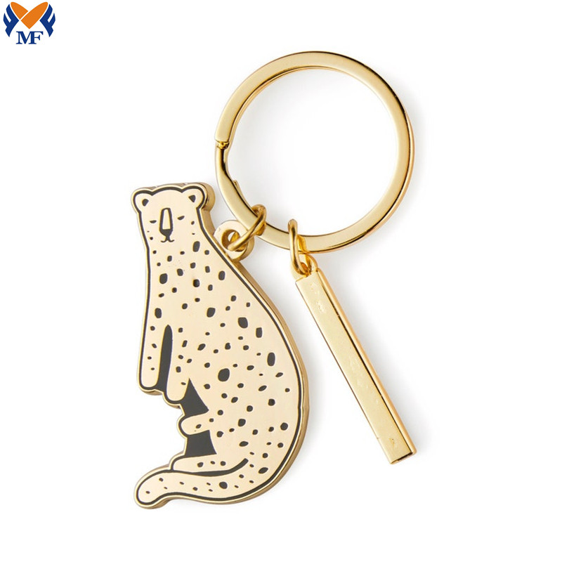 Custom Logo Leopard Keychain Jpg