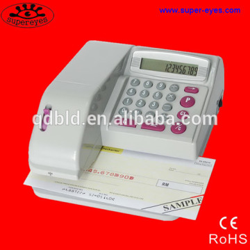 Electronic Check writer for 16 curency code