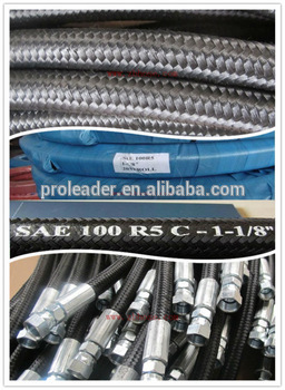 Steel wire Braided Hydraulic Hose SAE R5 1 1/8