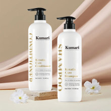Keratin Infused Hair Repair Shampoo & Conditioner Set for Intensive Hair Care