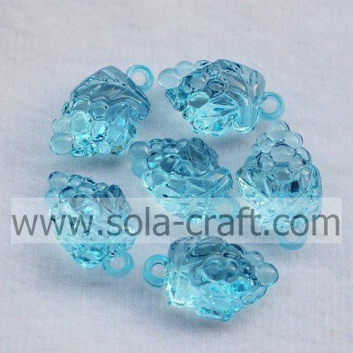 High Quality Hanging Hole Clear Acrylic Grapes Loose Beads 