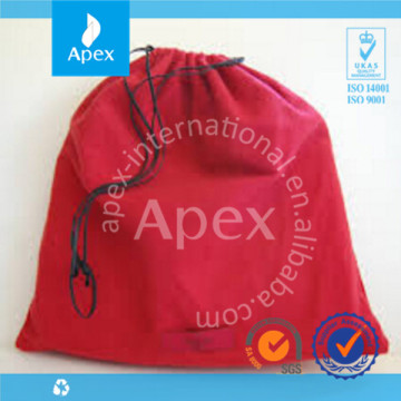 large cotton drawstring dust bag for leather items