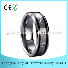 Hot Sale Popular Tungsten Carbide Ring Blank Men's Tungsten Ring Wedding Band Ring Jewelry Wholesale