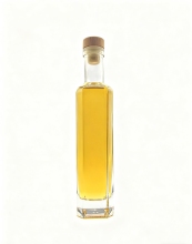 Square Flint Glass Spirit Whiskey Bottle