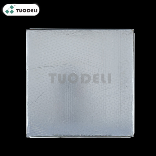 Tuile de plafond composite en fibre de verre en aluminium