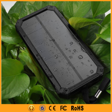 Waterproof Wholesale Solar Cellphone Charger 12000mah