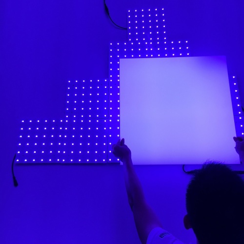 Lumière du panneau de pixel LED RVB à changement de couleur