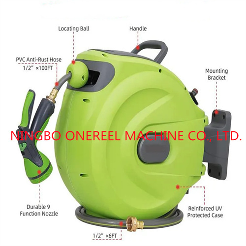 Extendable Water Garden Hose Reel