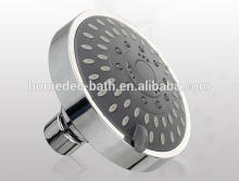 Rotating Single flow ABS Chrome Round Over Head Shower head