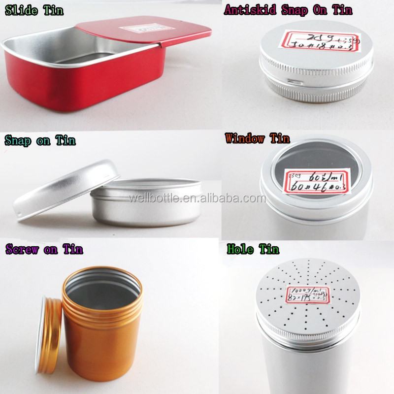 lip balm container tin jar wellbottle wholesale AJ-0114A