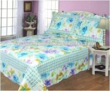 Custom fabric padded polyester printed quilt