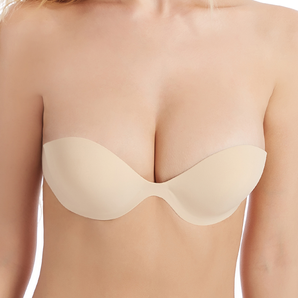 Sexy Bras Soutien-gorge invisible en tissu de silicone d&#39;une seule pièce