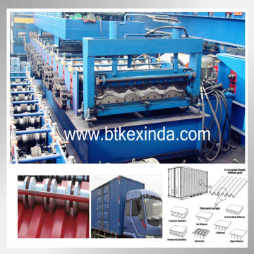shipping container roof container making machine rollforming machine line
