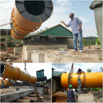 Barley Straw Pellet Plant Rotary Dryer Machine