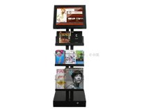 Brocure Holder Eco Internet Access Digital Signage Loby Multifunction Kiosk / Kiosks