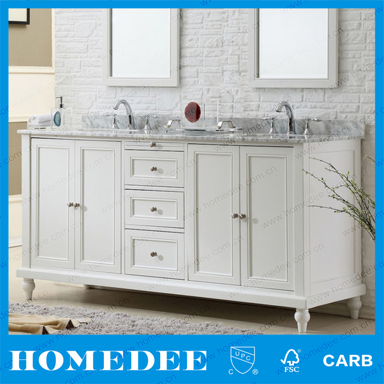 Carved Used Bathroom Sink Base Cabinets