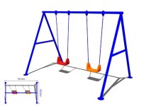 Outdoor Plastic Kids Adventure Playset Playground Swing Sets Kit For Backyard