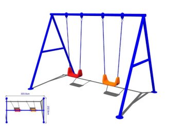 Outdoor Plastic Kids Adventure Playset Playground Swing Sets Kit For Backyard