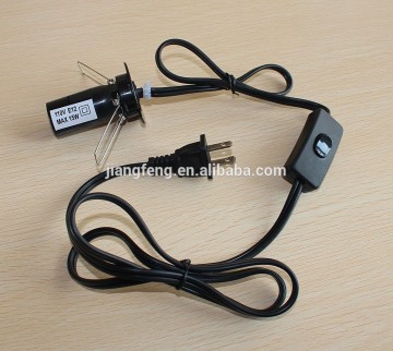 UL approval lamp power cord with 303 switch