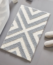 Nordic rectangle shape water absorption bath mats