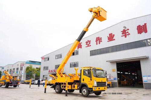 Howo Aerial Work Platform Insulated Bucket Truck