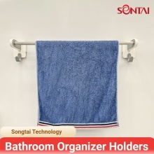 Wall-Mounted Single Bar Towel Rack