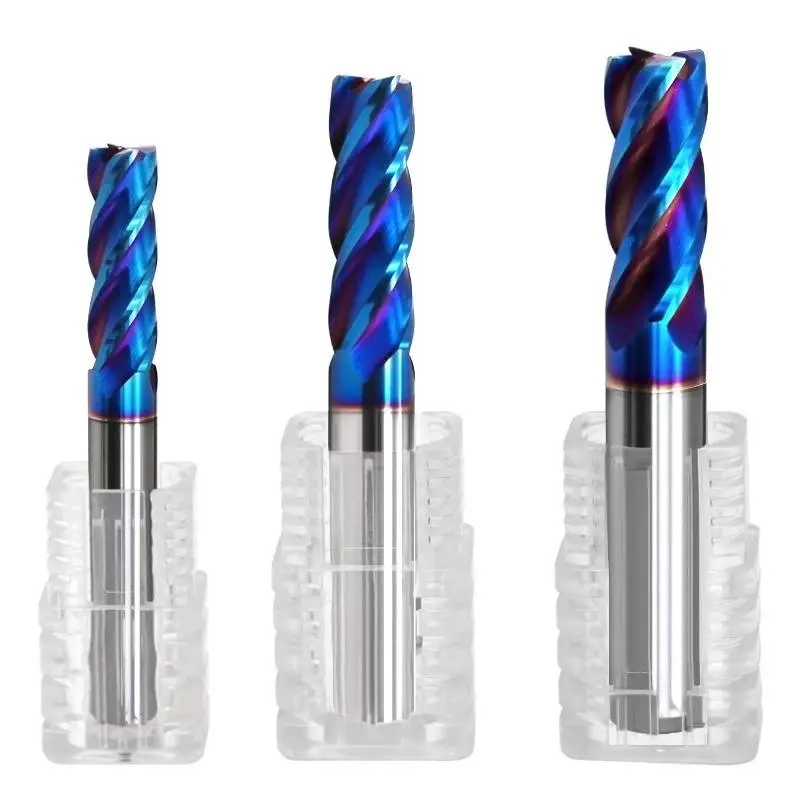 2/4/6 Flute HRC65 Tungsten Solid Carbide Square End Mill