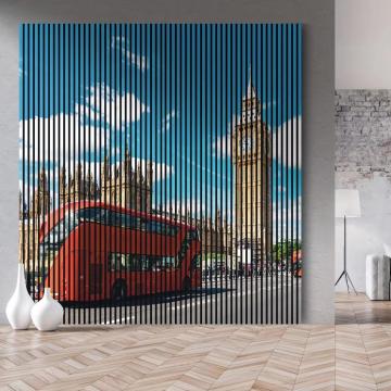 Printed Sound Proof slat Wall Panels