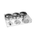 anneau de dessert en acier inoxydable 16pcs