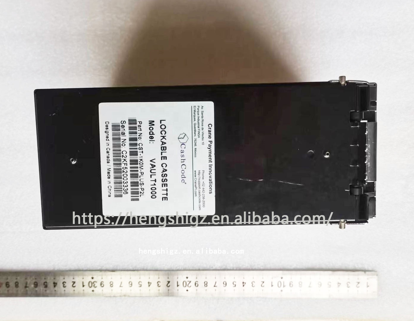 Cash Code Lockable Cassette Cash code msm 3024 bill acceptor banknote validator VAULT1000 CST-1K0M-P2L-R